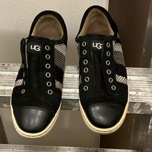 UGG Black and Silver Casual Sneakers